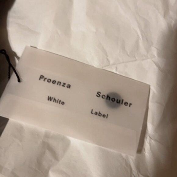 Proenza Schouler Printed Georgette Tie Front Top size 6 - Picture 5 of 11